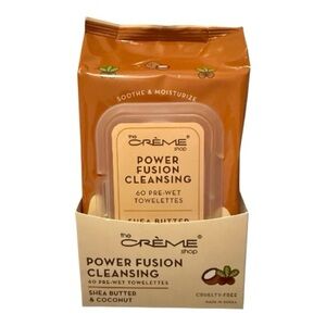 The Crème Shop Power Fusion Cleansing 60 Pre-Wet Towelettes